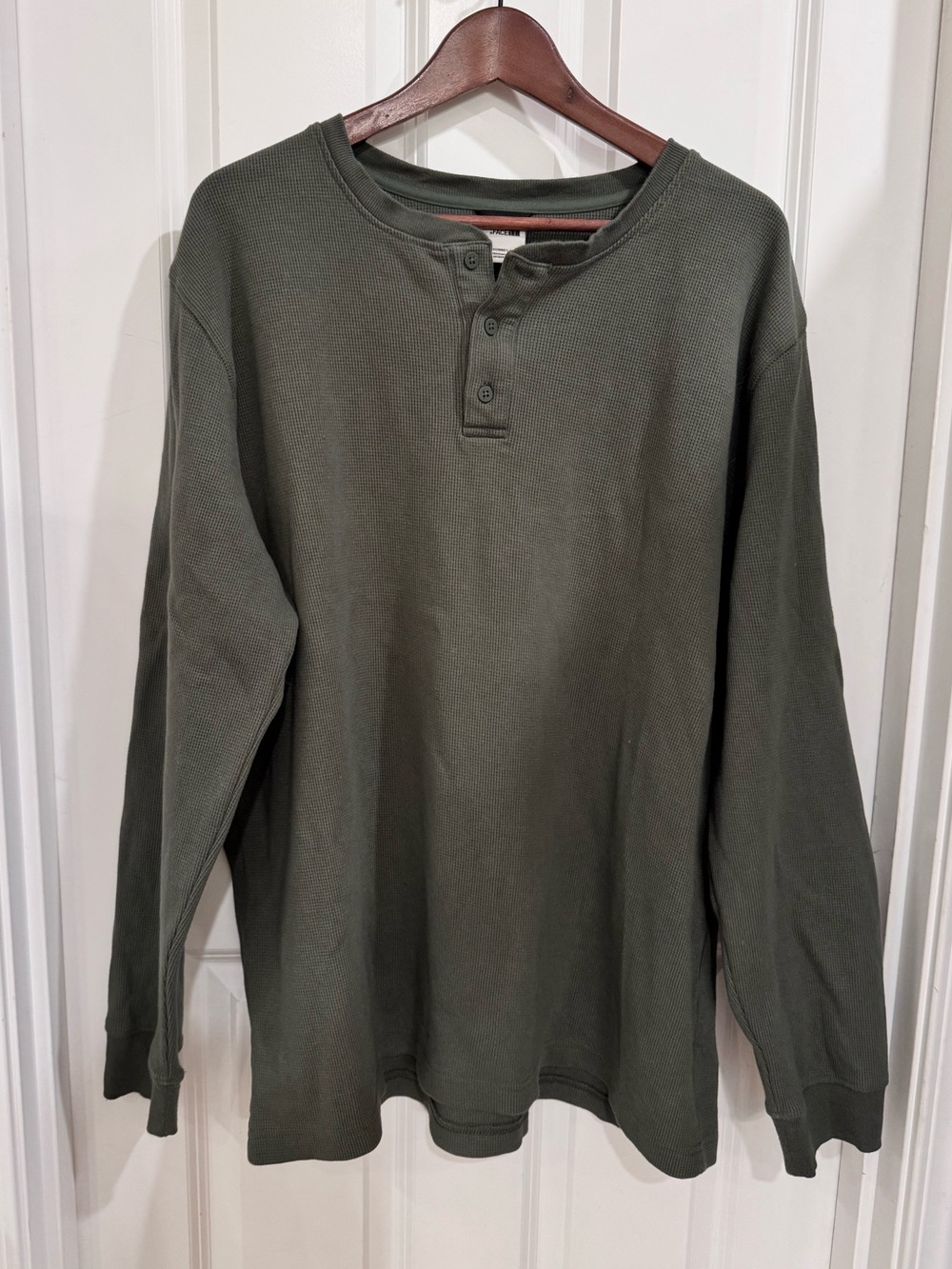 The North Face Olive Green Long-Sleeve Thermal Henley